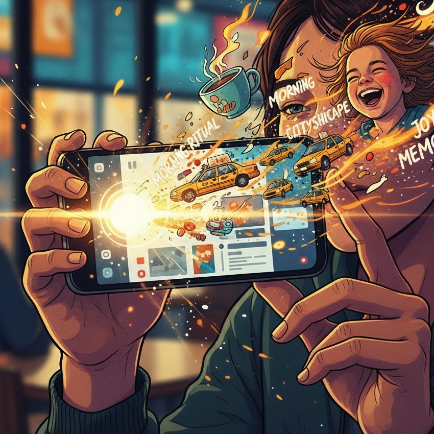 글쓰기와 사진 촬영을 병행하는 습관