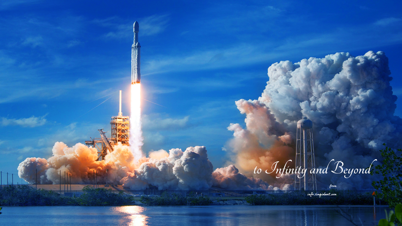 05 스페이스X 로켓 발사 C - to Infinity and Beyond 우주배경화면