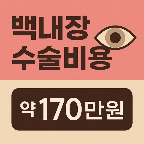 백내장 수술비용 총정리 건강보험·실비 안내 썸네일