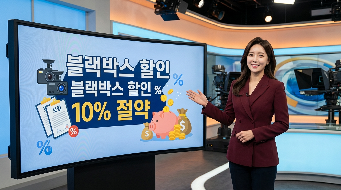 블랙박스 할인 받는 법 자동차보험료 10% 절약 꿀팁