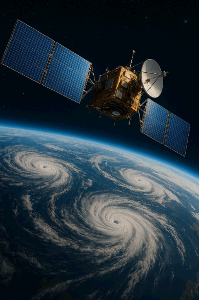 우주에서 날씨를 관측하는 시스템