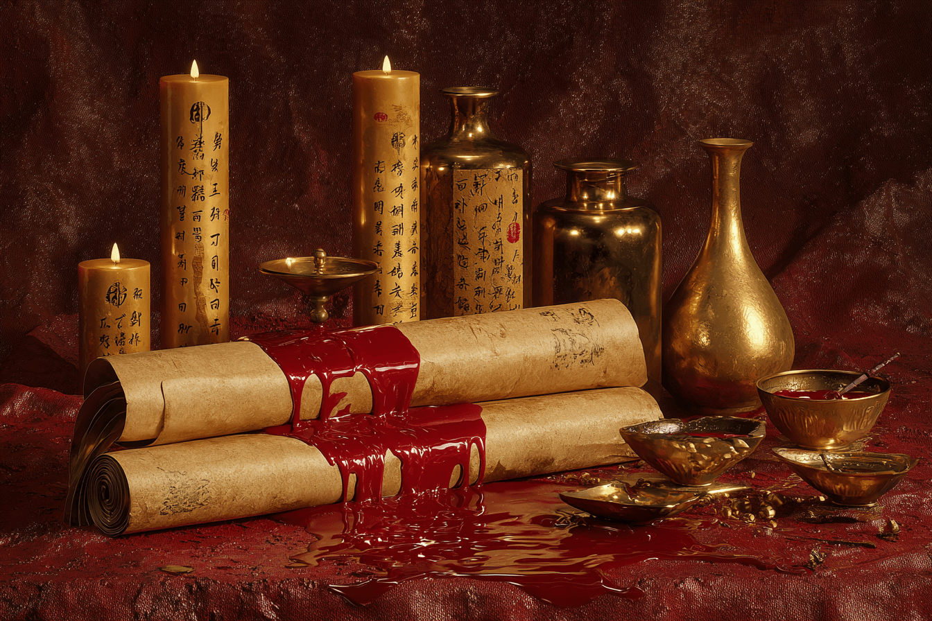 피가-묻어-있는-문서-이미지