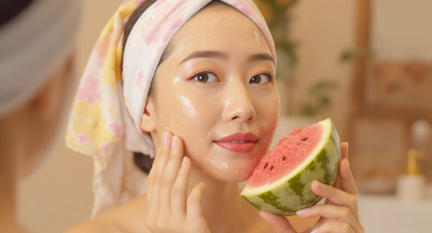수박 속 라이코펜의 피부 보호 효과