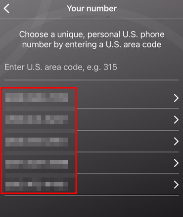 Talkatone 가상 번호 발급