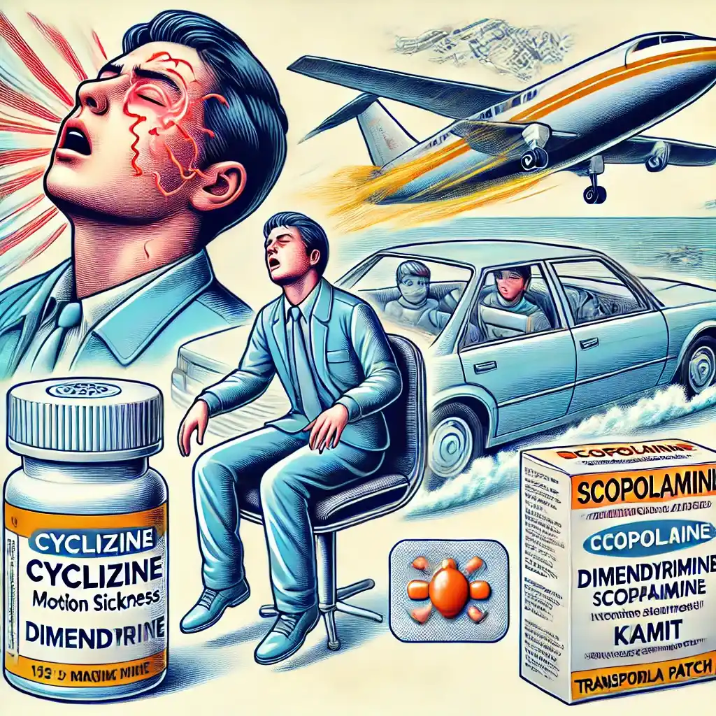 멀미약의 원리와 복용법 (사이클리진 vs. 디멘히드리네이트)