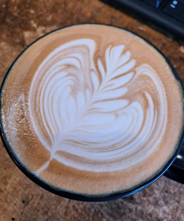 라떼아트 로제타 첫번째