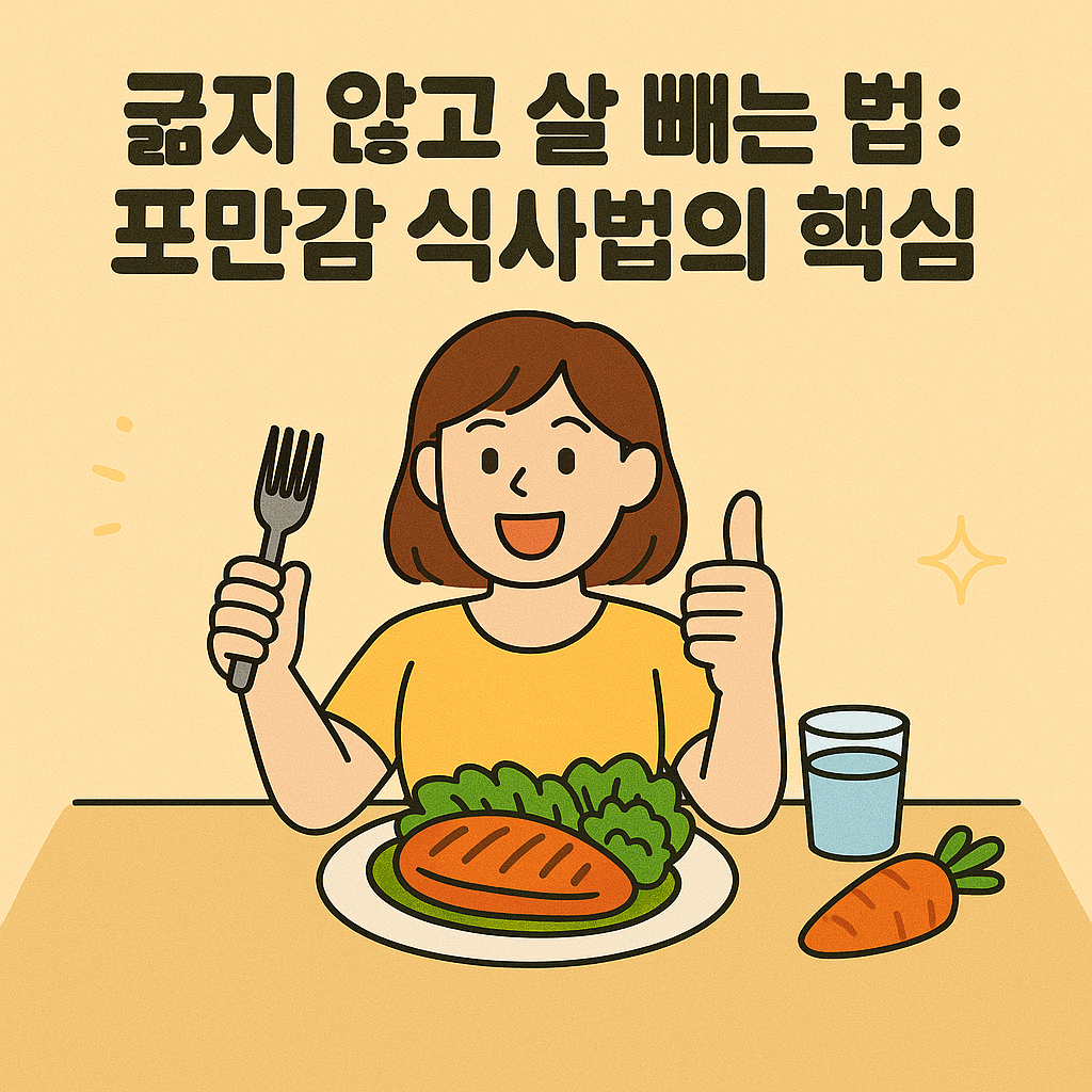 굶지 않고 살 빼는 법