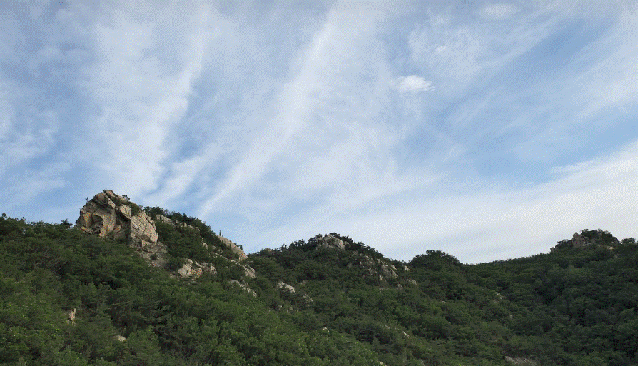 서울 관악산 풍경 사진