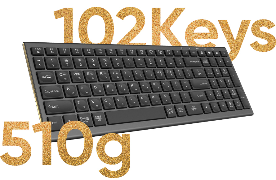 ABKO TOS180 Bluetooth Pentagraph Keyboard
