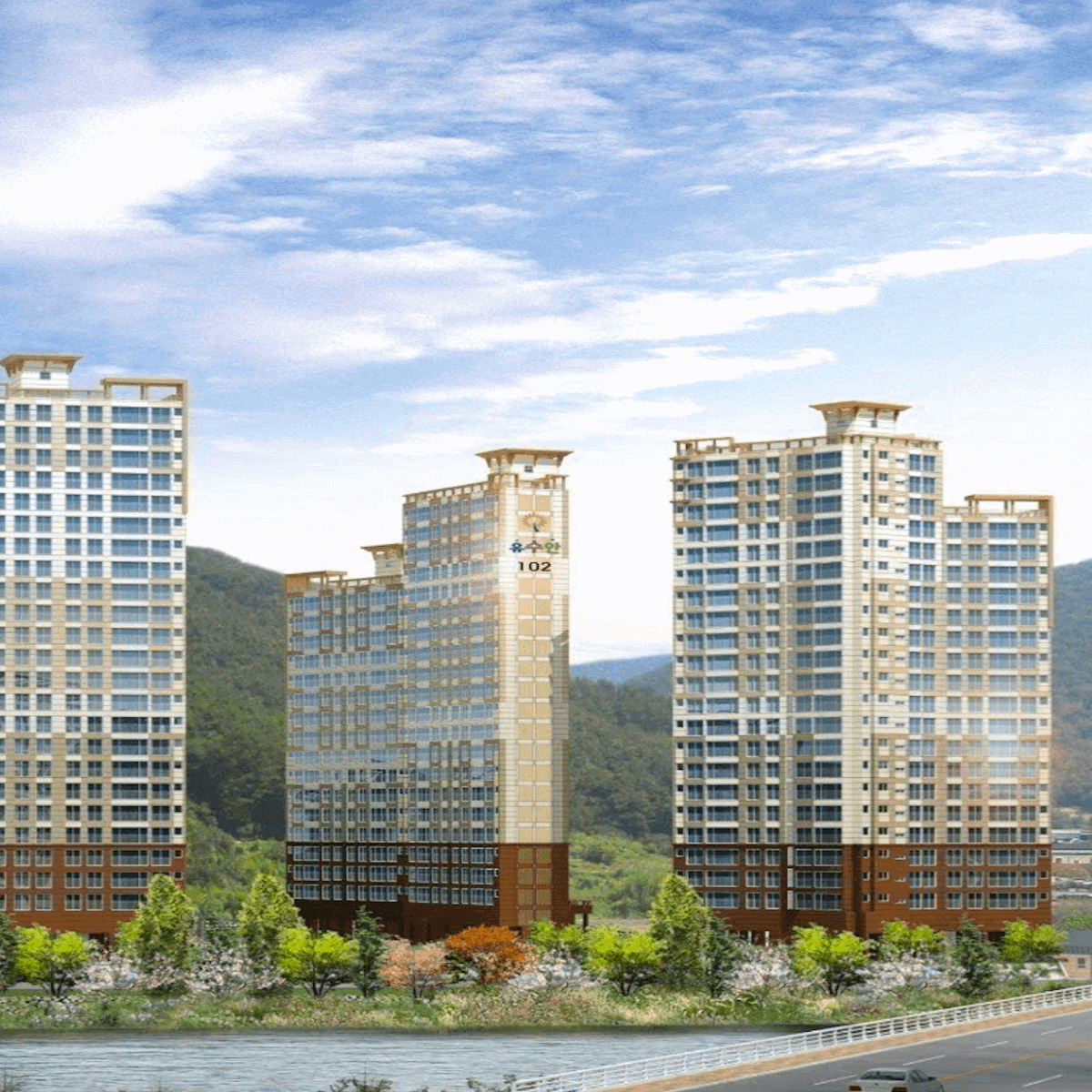 연초 일성유수안 아파트