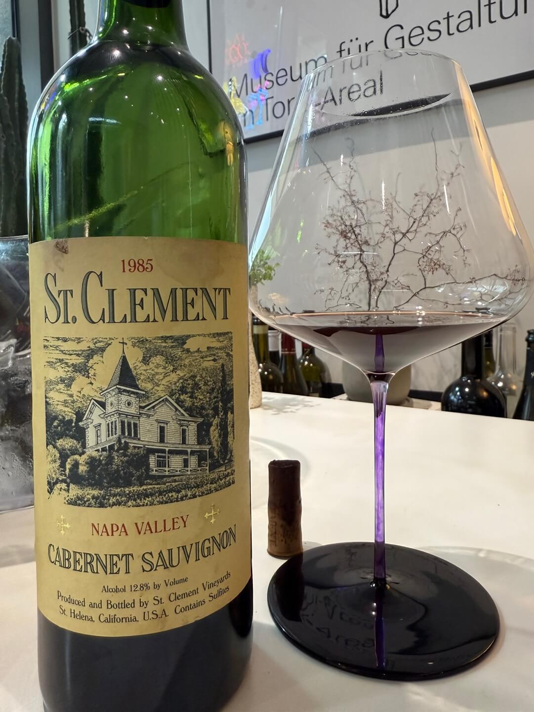 [USA] St. Clement Cabernet Sauvignon Napa Valley 1985, Cabernet Sauvignon｜세인트 클레먼트 까베르네 소비뇽 1985, 나파 밸리
