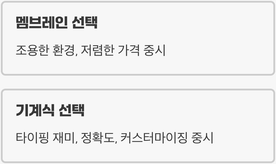 당신을 위한 최종 선택 가이드