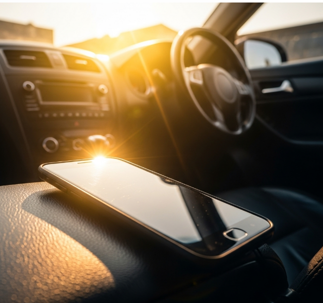 1. 더위로부터 휴대폰 보호하기