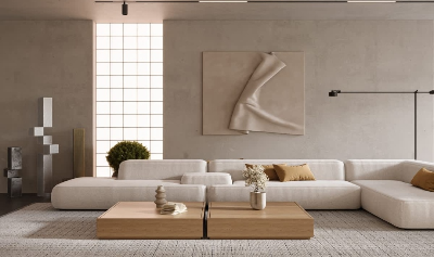 하루를 마무리하며 정리된 실내 공간의 모습