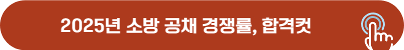 2025 소방 공무원 공채 경쟁률, 합격컷