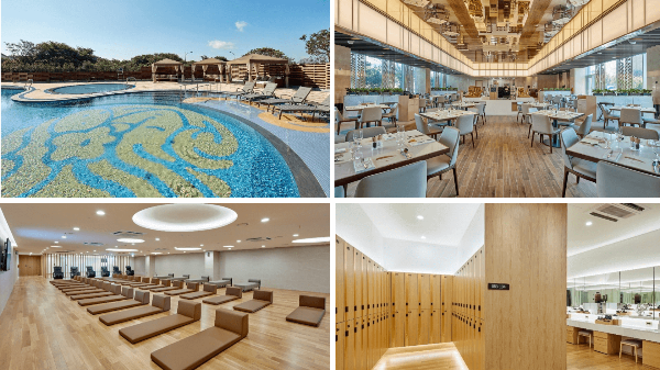 서머셋 제주 신화월드 패밀리스위트 조식 탐모라 수영장 부대시설