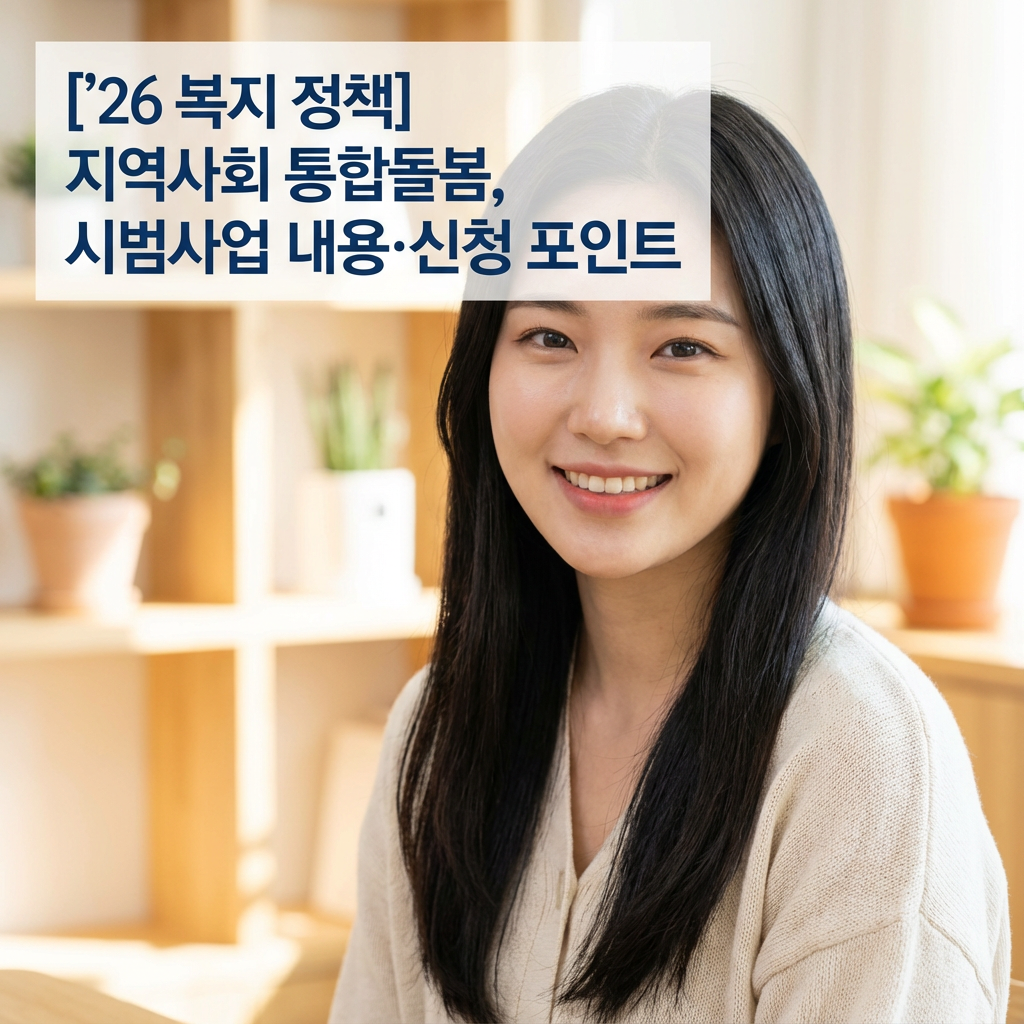 [&rsquo;26 복지 정책] 지역사회 통합돌봄 ｜ 시범사업 내용&middot;신청 포인트