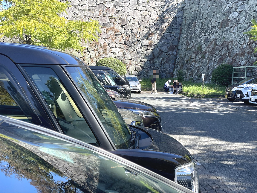 후쿠오카 성터 주차장