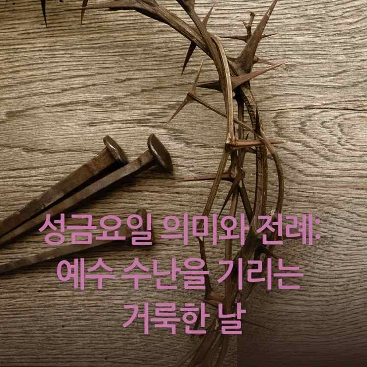 <img src="성금요일-의미와-전례.jpg" alt=" 가시-면류관(Crown of Thorns)의-이미지">