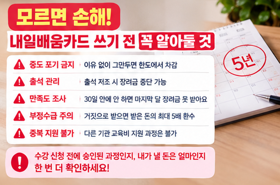 국민내일배움카드 최대 500만원, 어디서 쓸 수 있나? (사용처∙금액∙사용방법 등)