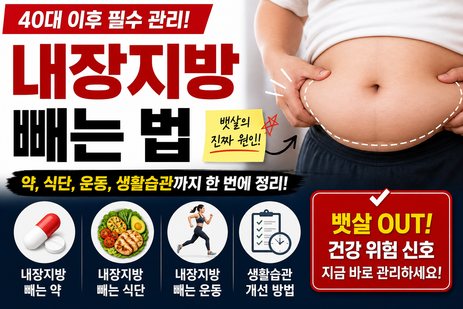 내장지방 빼는 방법