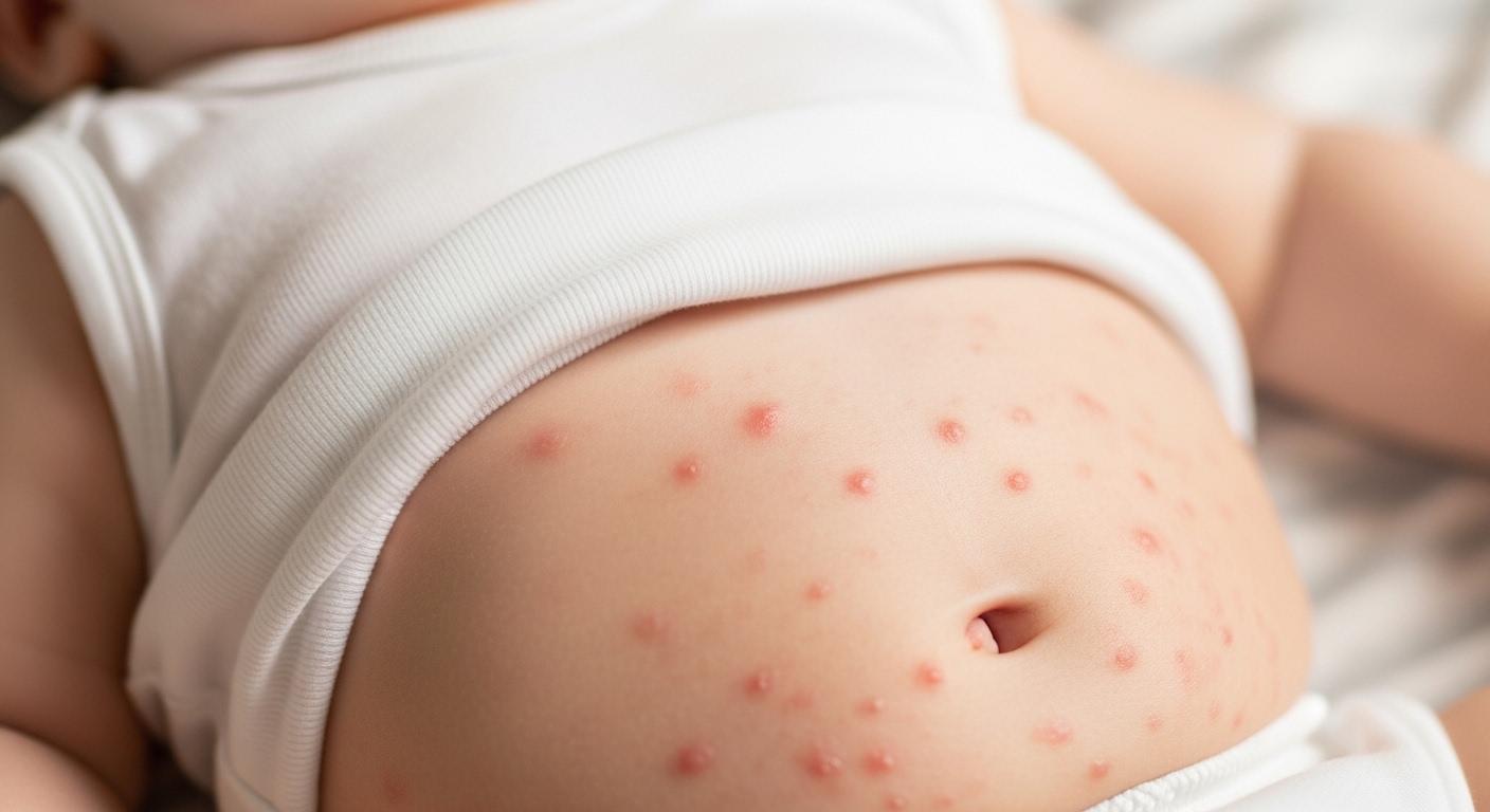 아기 피부 붉은 오돌토돌