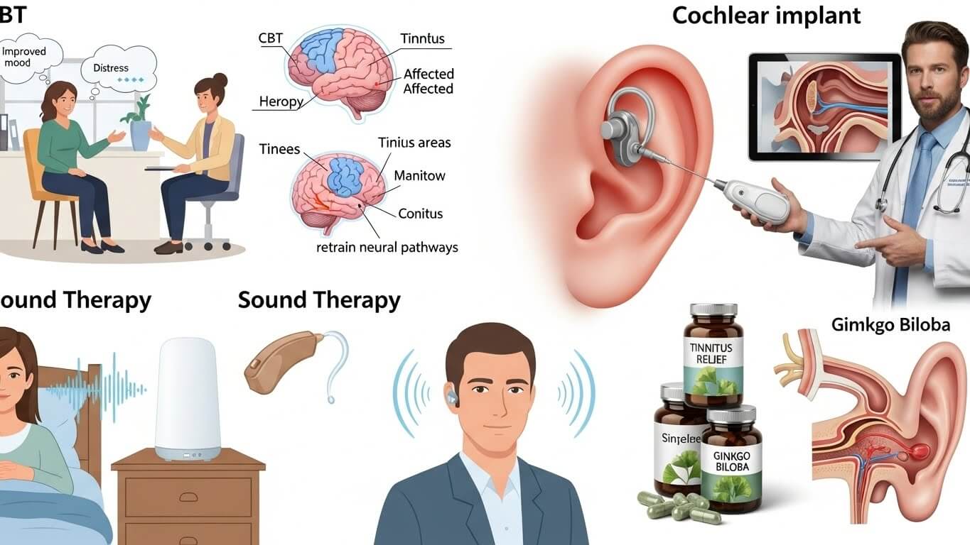 이명치료&amp;#44; 어떤 방법들이 사용될까요?