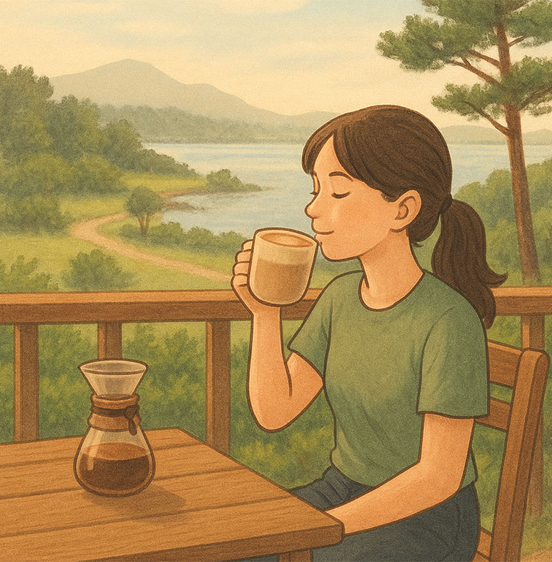 마마스 커피의 아침 루틴, 커피로 완성되는 하루