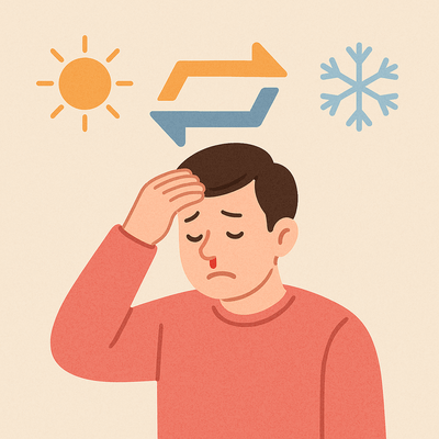 기온 변화에 민감하게 반응하는 점막은 코피가 자주나는 이유가 될 수 있습니다.