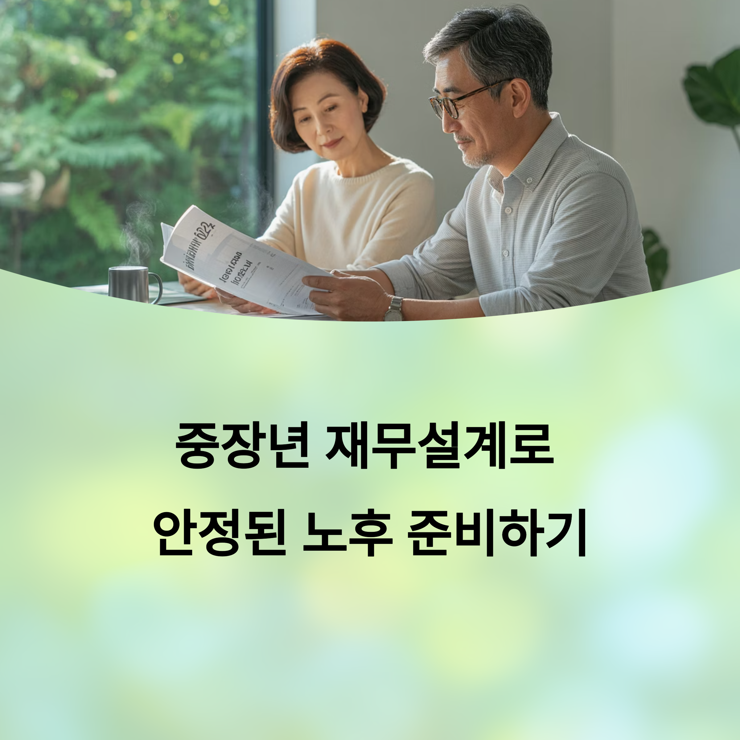 중장년 재무설계로 안정된 노후 준비하기