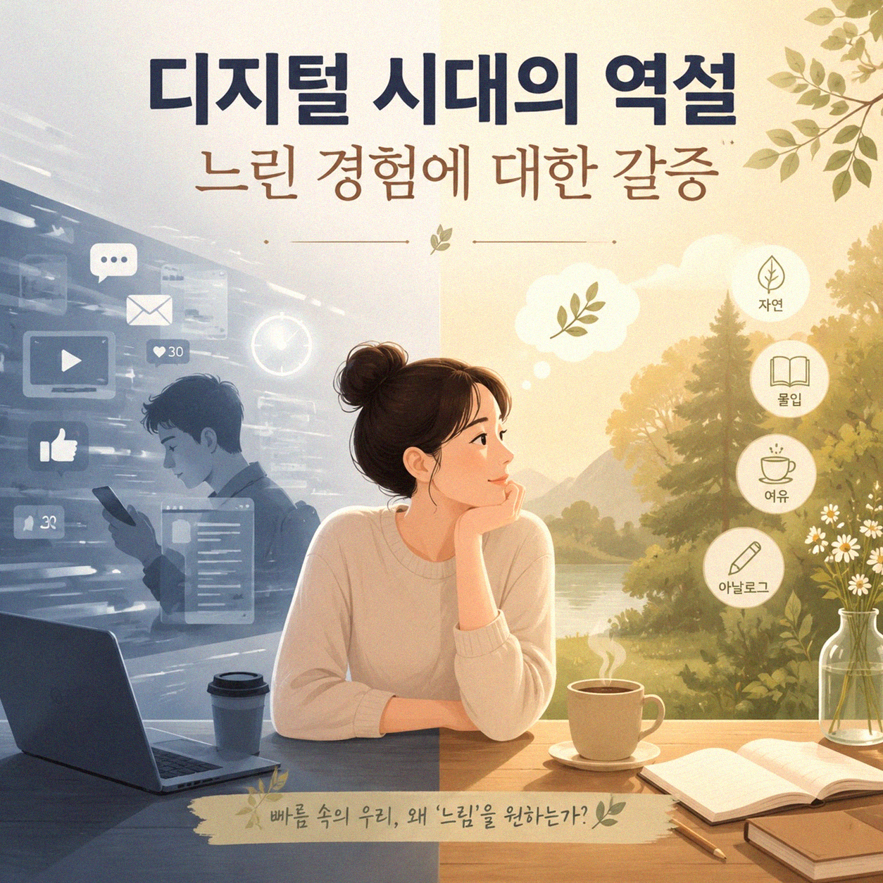 IT 시대, 아날로그 감성은 왜 다시 사람들의 마음을 끌까요
