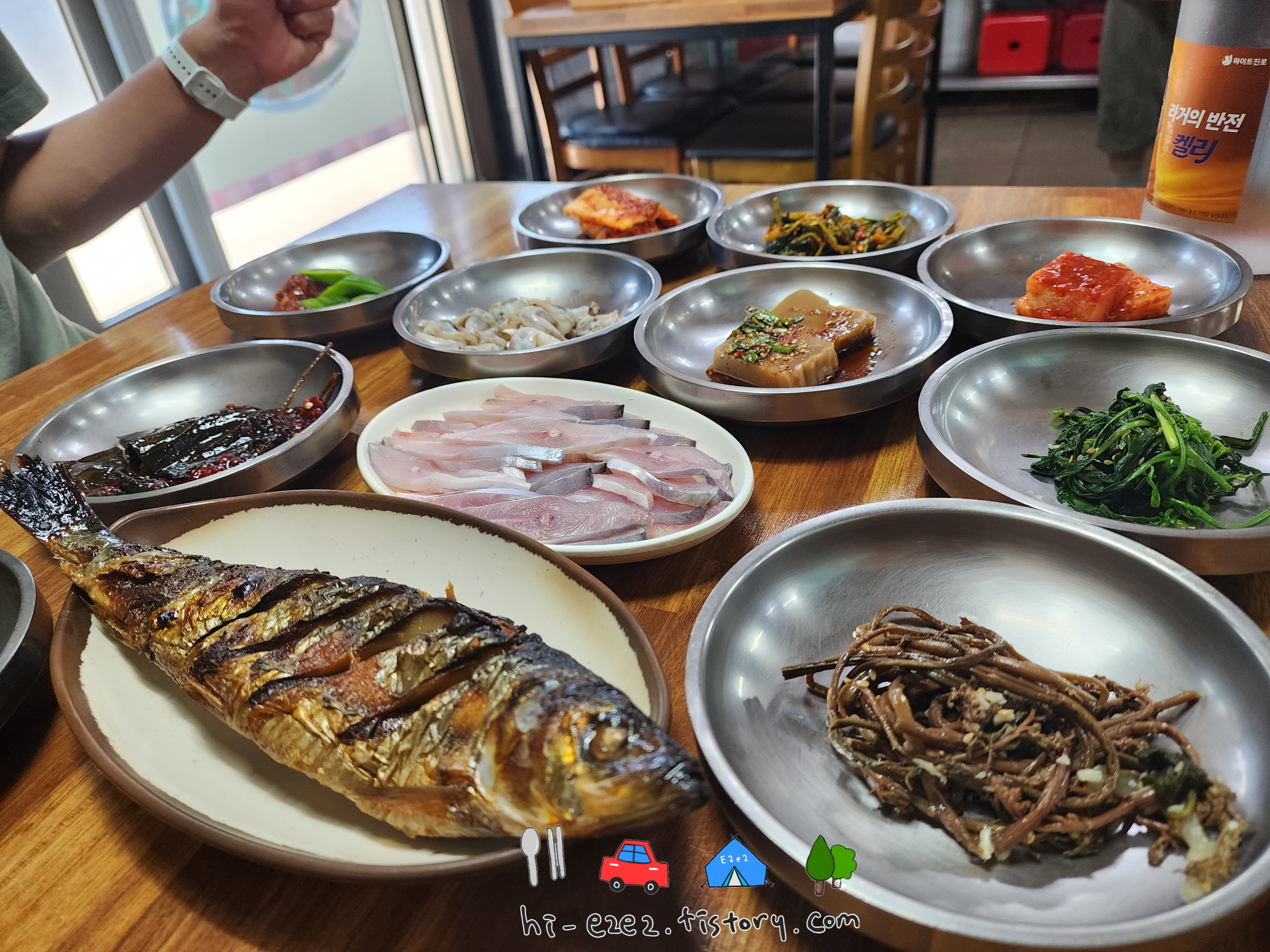 부안 줄포식당 복탕 밑반찬