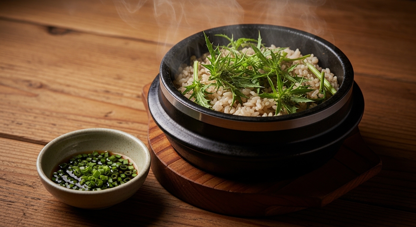 곤드레나물밥무쇠조리