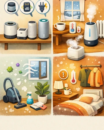 원룸 실내 공기질 관리 방법을 보여주는 인포그래픽12