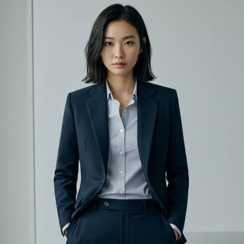 독립성 강한 이미지의 아시아 여성 사진
