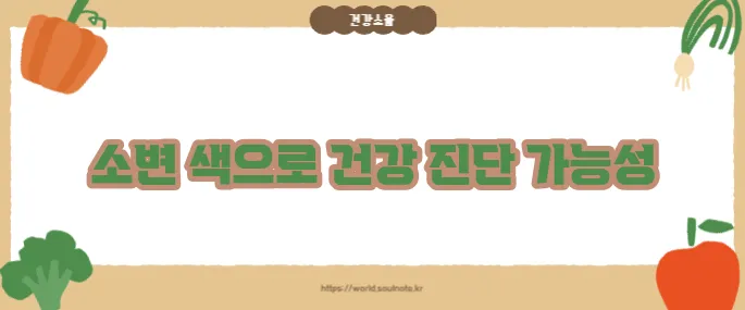 소변 색깔로 보는 건강 (+색상별 해석법)