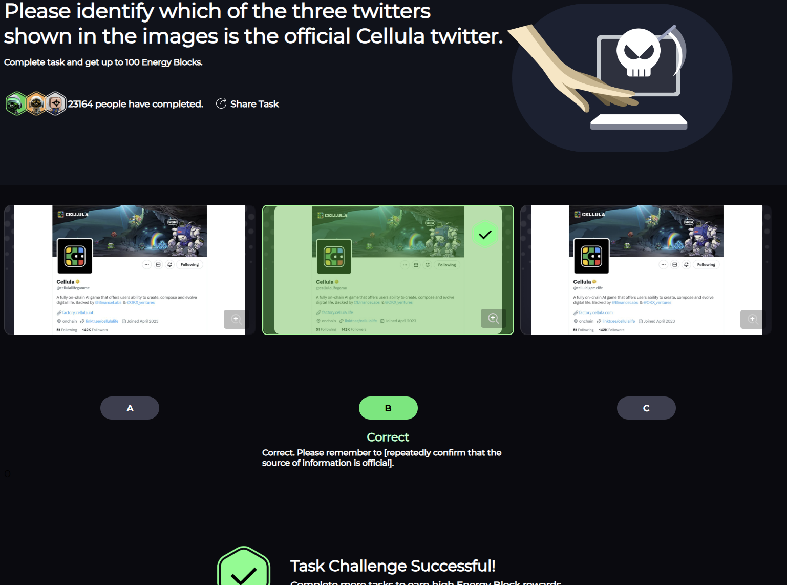 [GoPlus SecWareX] Quiz Answer - Cellula