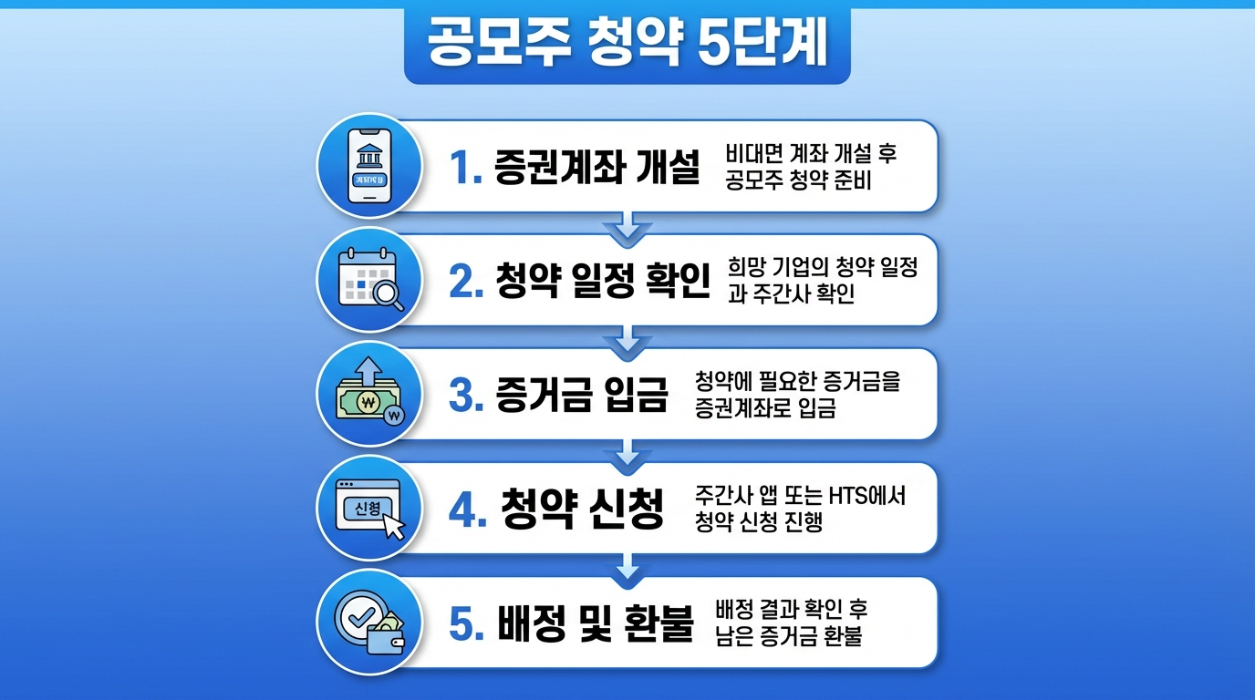 초보자도 쉽게 따라할 수 있는 청약 5단계