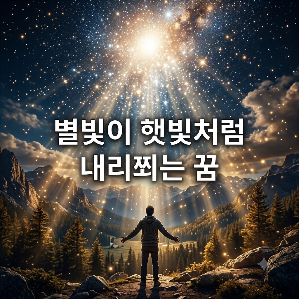 별빛이 햇빛처럼 내리쬐는 꿈