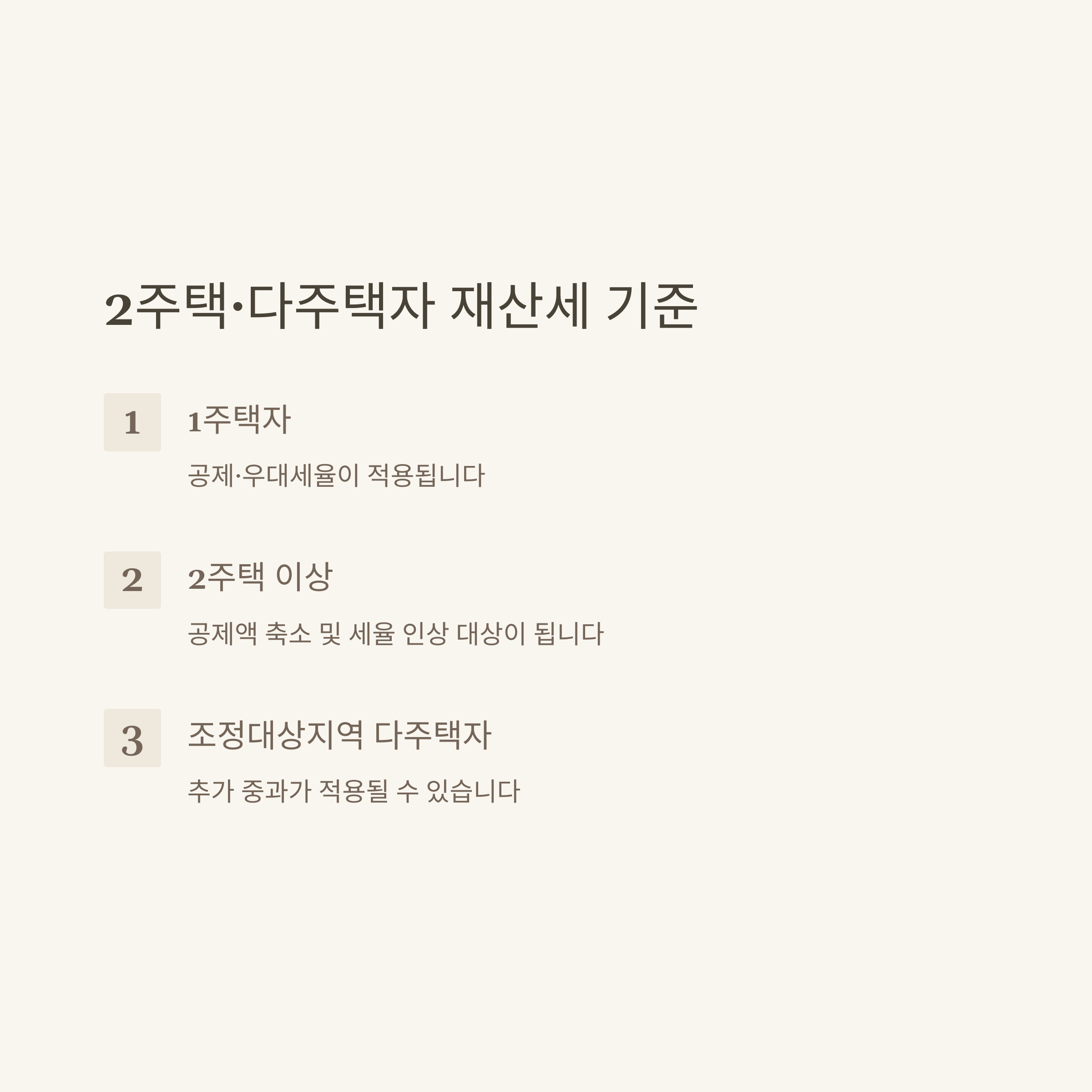 재산세 부과기준 완벽정리, 계산방법부터 세율&middot;2주택 기준까지 한눈에