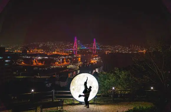 우암동 도시숲 야경