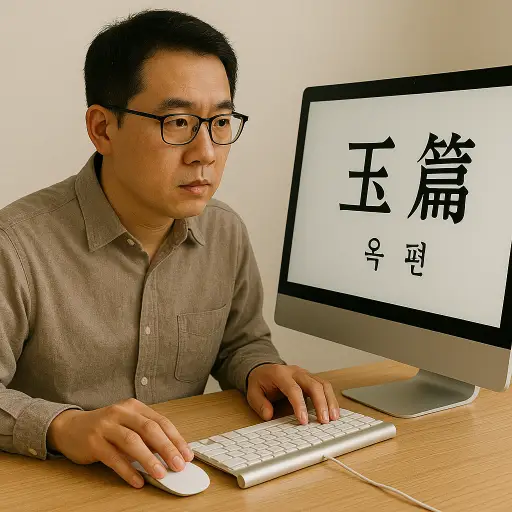 부수로 한자찾기