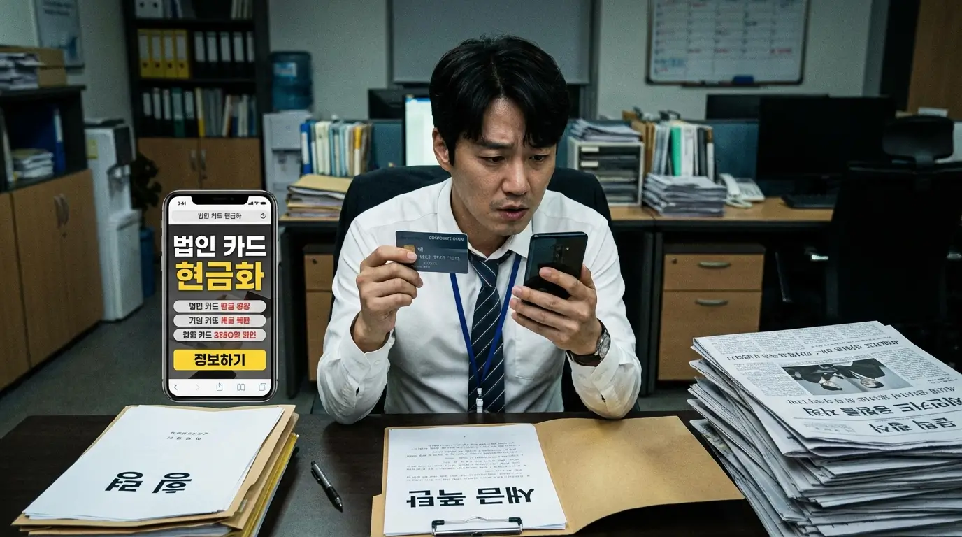 법인 카드 현금화 유혹과 횡령 및 세금 폭탄 위기