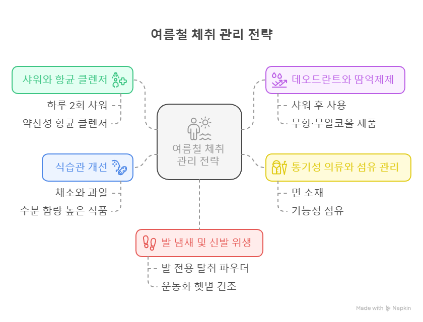 여름철 채취 관리