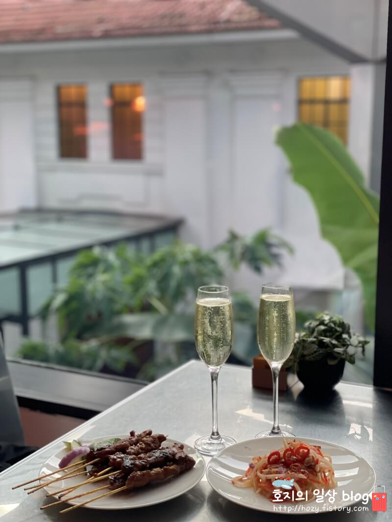 JW메리어트 싱가포르 이그제큐티브라운지 이브닝칵테일 이용후기