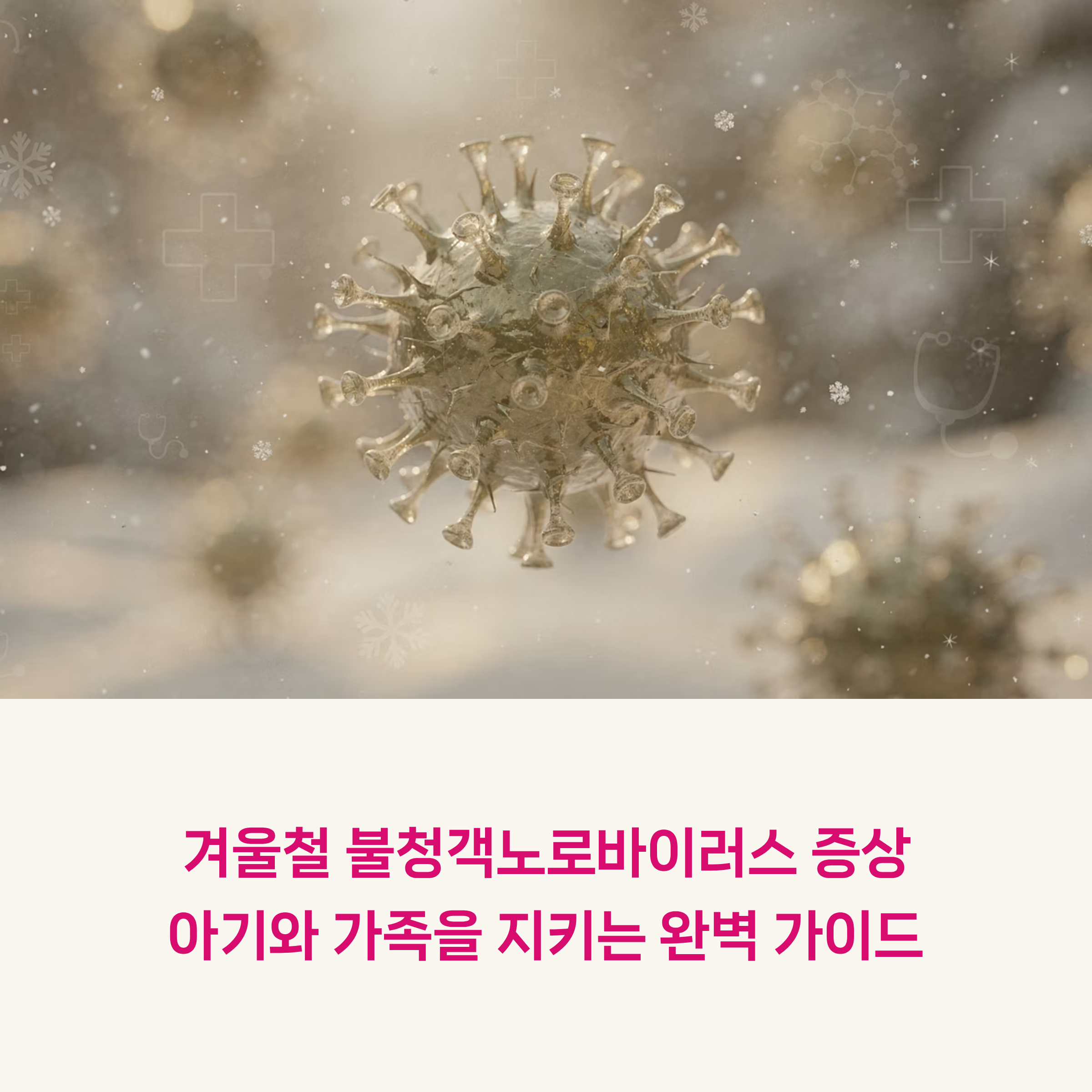 겨울철 불청객 노로바이러스 증상