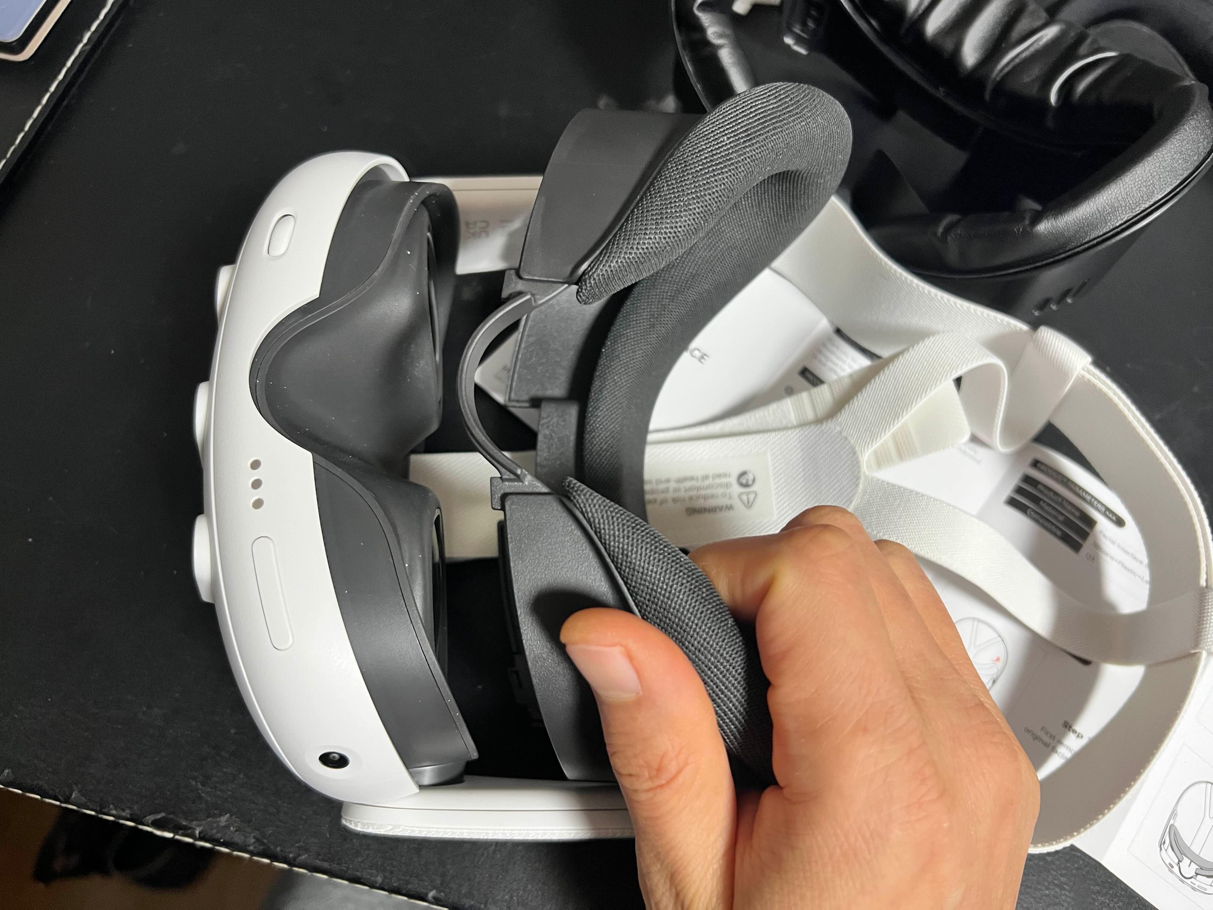 메타퀘스트3 순정 안면폼 제거 완료