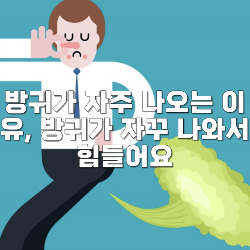 방귀가 자주 나오는 이유