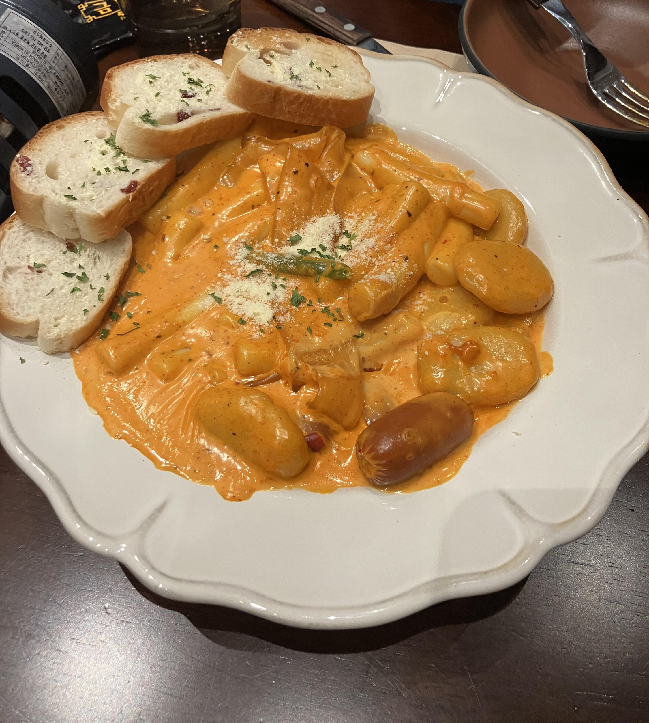 로제떡볶이 금별맥주