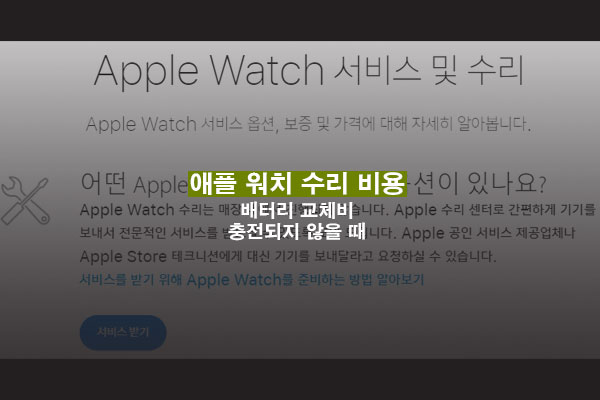 애플 워치 수리 비용
